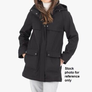 Nine West Modern Soft Shell Hooded Jacket